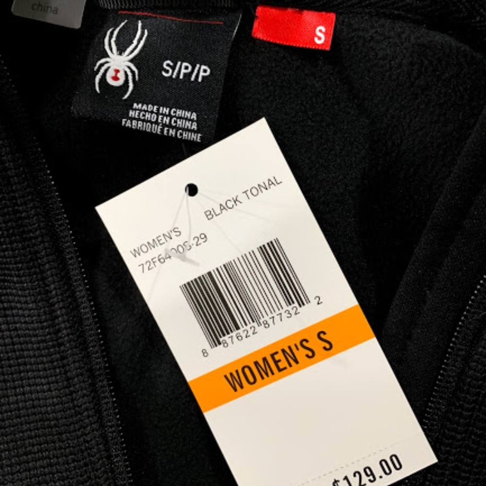 Spyder Women's Black Tonal Stryke Jacket - Picture 5 of 8